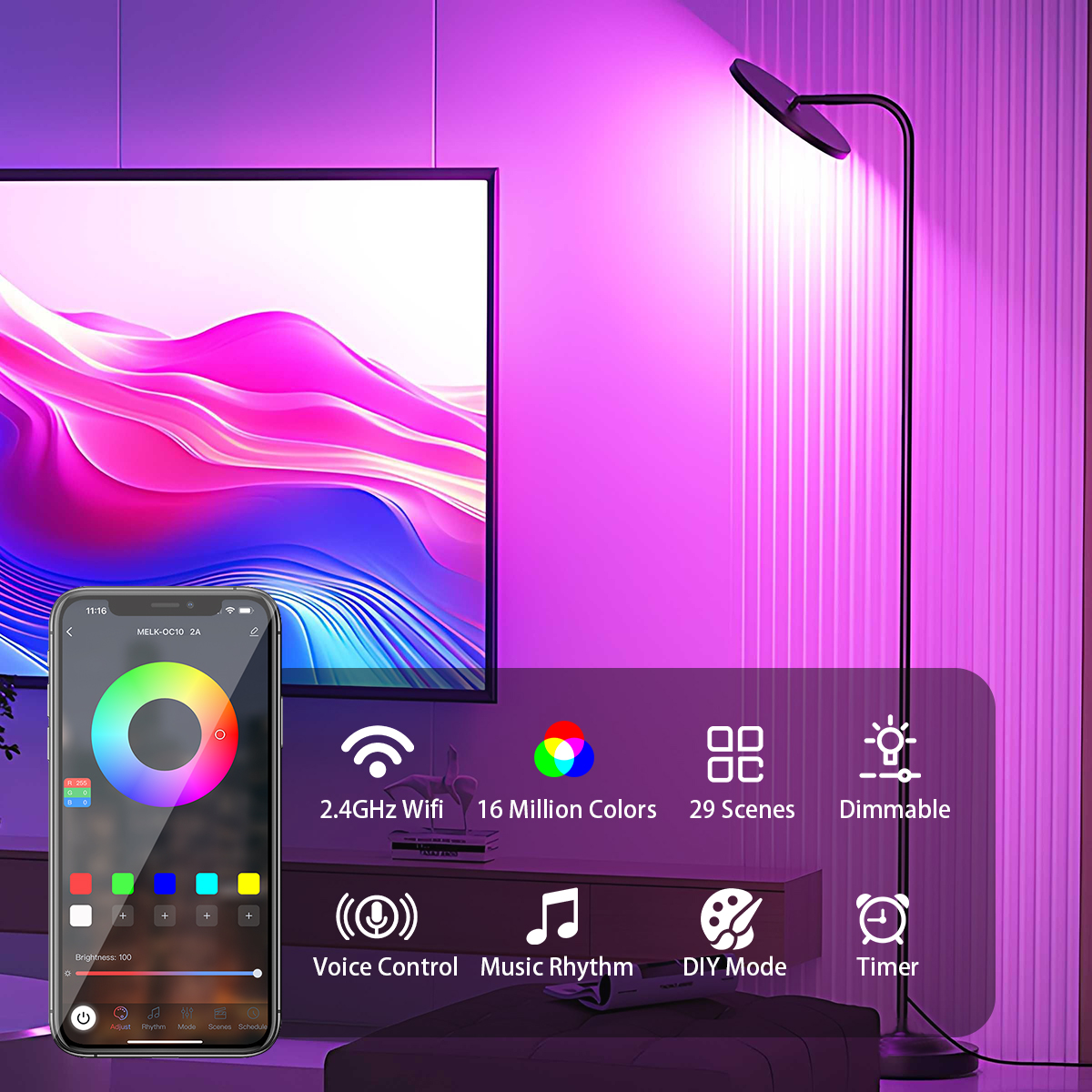 HCP038 朝天落地灯